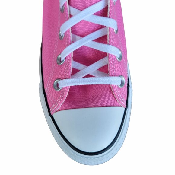 Converse Chuck Taylor Lift Hi Canvas Sz 9 Womens Shoes Sneakers Pink A08216F New - Picture 6 of 9